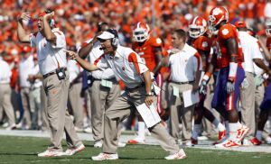 Defensive Coordinator Kevin Steele and Assistant Coach Dan Brooks