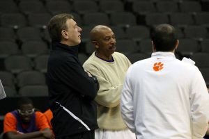 The Tigers held a short practice and press conference at the Sprint Center on Wednesday afternoon in Kansas City.