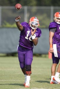 The Tiger football team held its sixth day of preseason practice on Monday, August 10.