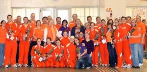 The Clemson men's and women's swimming and diving teams celebrated Senior Day in their final home meet of the season on Saturday, January 30.