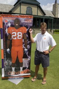 Head Coach Dabo Swinney held his first annual media golf outing at the Reserve at Lake Keowee on Tuesday, July 21.