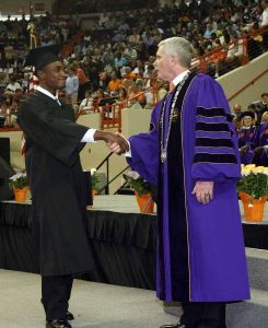 Sixty-three Tiger student-athletes received their Clemson University degrees on Friday, May 7, 2010.