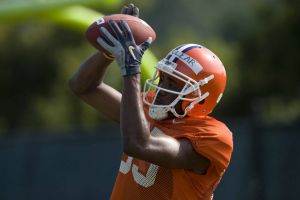The Clemson football team held its fourth day of preseason practice on Friday, August 7.