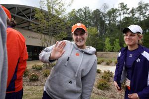The 2009 ACC Champion Tiger rowing team returned to Clemson on Monday afternoon after winning its first-ever conference title on Monday morning in Oak Ridge, TN.