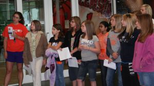 SAAC celebrated 2011 National Student-Athlete Day by giving tours of Clemson's athletic facilities to 45 sixth graders from LaFrance Elementary School.