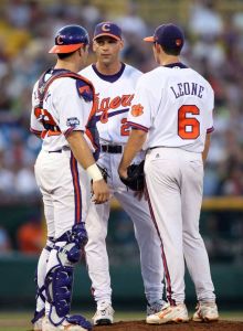 Dominic Leone, Spencer Kieboom and Assistant Coach Dan Pepicelli