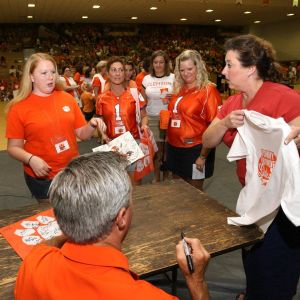 2007 Tommy Bowden Ladies Football Clinic. Photos courtesy of Mark Crammer and The Orange & White