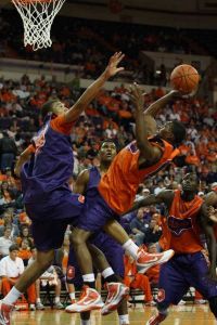 The Clemson men's and women's basketball teams held Rock the 'John on Friday, October 16 at Littlejohn Coliseum to celebrate the beginning of the 2009-10 basketball season.