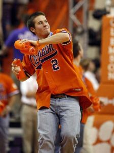 baseball players threw out t-shirts during timeout