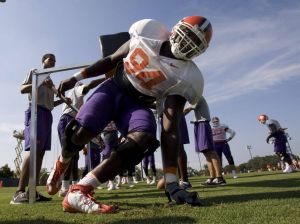 The Tiger football team held its 19th day of practice on Wednesday, August 26.