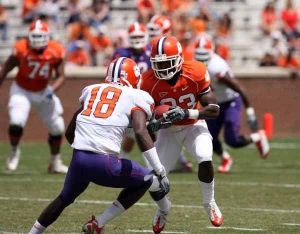 Andre Ellington and Crezdon Butler