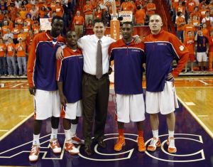 Seniors and Head Coach Brad Brownell