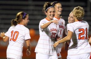 team celebrate Katelyn Reeve goal