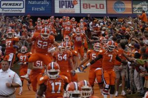 running down the hill