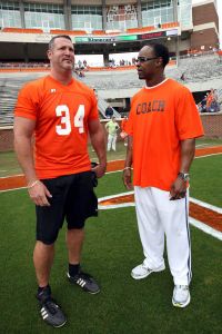 Mike Samnik and Brian Dawkins