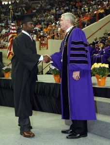Sixty-three Tiger student-athletes received their Clemson University degrees on Friday, May 7, 2010.