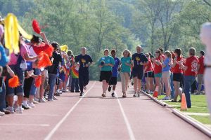 Several Clemson student-athletes and staff members helped out at the 2009 Oconee & Pickens County Special Olympics Spring Games which were held at Clemson's Outdoor Track & Field Complex on Friday, April 24.