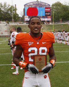 Xavier Brewer - Strength Training Award for Spring Practice, Corner