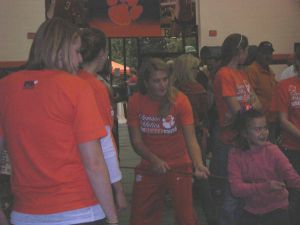 Members of the Solid Orange Squad facilitated activities at IPTAY's annual Tiger Cub Club Birthday Party held prior to the Clemson vs. Coastal Carolina football game on October 31, 2009.