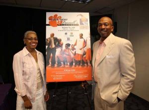 oliver and vicky purnell's tigerfest 2008 in support of coaches vs. cancer press conference