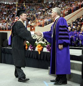May 2008 Graduation - Jay Crout, Men's Swimming & Diving