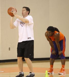 Head Coach Brad Brownell and Rod Hall