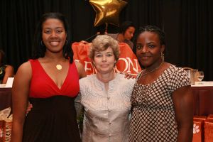 banquet 042708 cristy mckinney adrianne bradshaw lele hardy