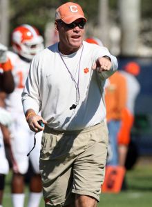 Assistant Coach Danny Pearman bowl practice 123011