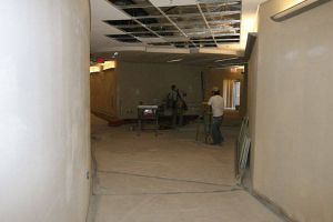 Hallway westzone construction update 042109