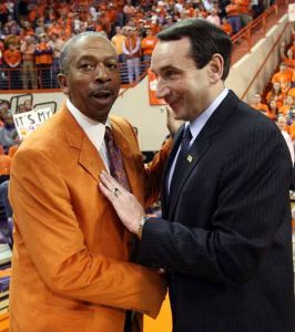 Head Coaches Oliver Purnell and Mike Krzyzewski