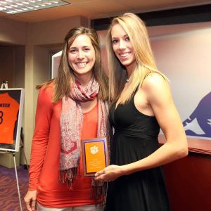 Practice Player Award - Lisa Jedlicka, and Assistant Coach Jodi Welp