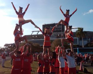 cheerleaders 2011 football orange bowl