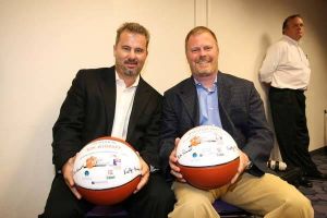 oliver and vicky purnell's tigerfest 2008 in support of coaches vs. cancer press conference