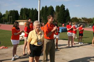 Several Clemson student-athletes and staff members helped out at the 2009 Oconee & Pickens County Special Olympics Spring Games which were held at Clemson's Outdoor Track & Field Complex on Friday, April 24.