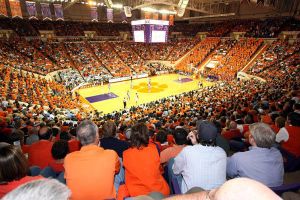 littlejohn coliseum and crowd and stands and fans