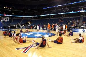 ncaa press conference and practice 032008