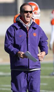 The Tigers practiced on the artificial surface at the Carolina Panthers practice facility on Tuesday afternoon.