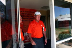 Coach Chuck Kriese's final home match - Photos courtesy of Mark Crammer