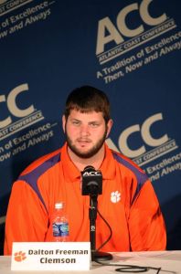 Dalton Freeman and Brandon Thompson represented Clemson at the 2011 ACC Football Kickoff on Sunday in Pinehurst, NC.