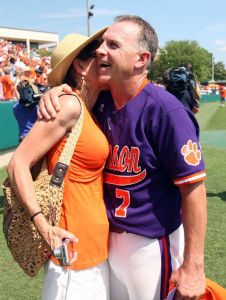 Head Coach Jack Leggett and his wife, Karen
