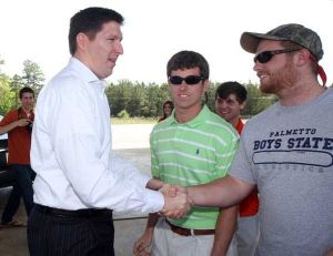 airport arrival in clemson 041310