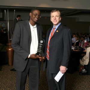 Bryan Narcisse - Mr. Effort Award postseason awards banquet 041709