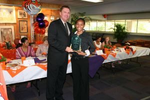 christy brown leadership award wbb banquet