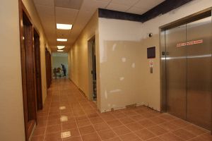 Hallway to Coaches' Offices westzone construction update 052109