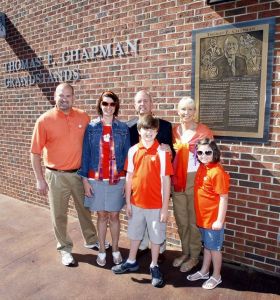 chapman grandstands dedication 043011