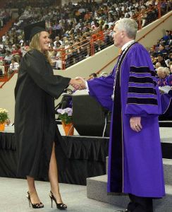 Sixty-three Tiger student-athletes received their Clemson University degrees on Friday, May 7, 2010.