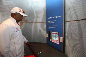 The Tigers visited the College Basketball Experience on Tuesday afternoon in Kansas City.