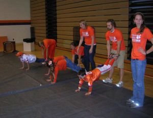 Members of the Solid Orange Squad facilitated activities at IPTAY's annual Tiger Cub Club Birthday Party held prior to the Clemson vs. Coastal Carolina football game on October 31, 2009.