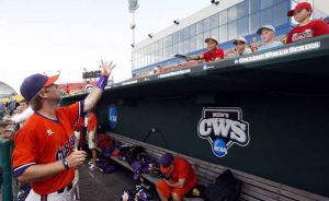 The Tigers practiced at Rosenblatt Stadium on Friday afternoon.