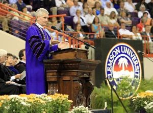 Clemson University - August 2008 Graduation Ceremony - President James F. Barker